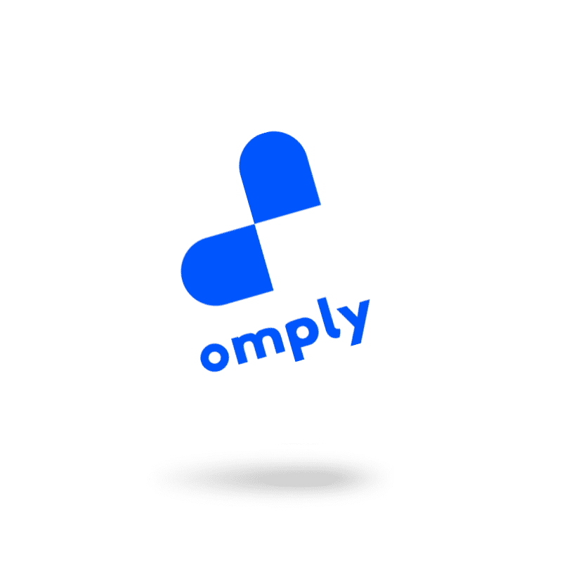 Omplyn logo leijuu ilmassa